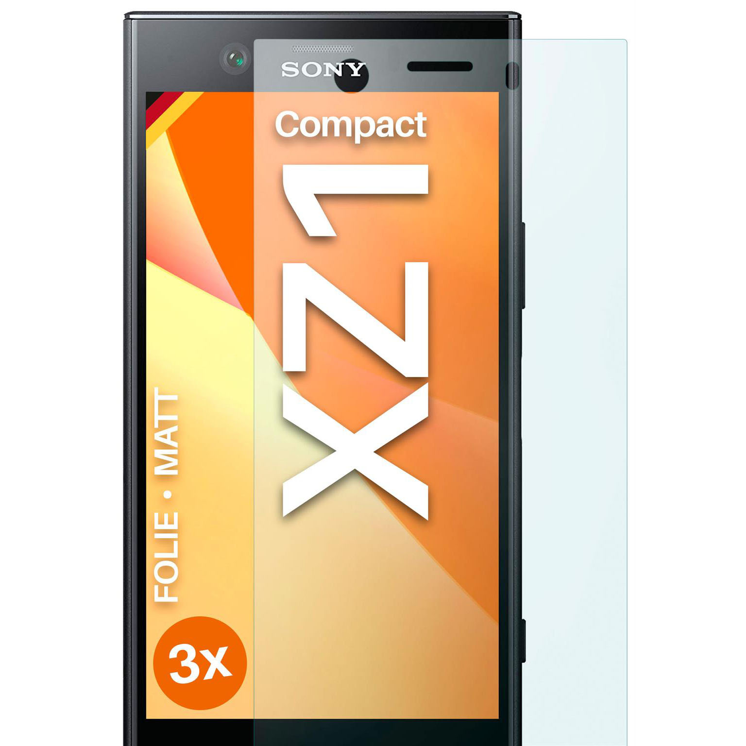 moex FlexProtect Sony Xperia XZ1 Compact Schutzfolie Matt – Weiteres Produktbild 1 moex FlexProtect Sony Xperia XZ1 Compact Schutzfolie Matt – Weiteres Produktbild 1