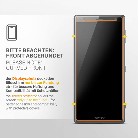 moex FlexProtect Sony Xperia XZ2 Schutzfolie Matt – Weiteres Produktbild 3