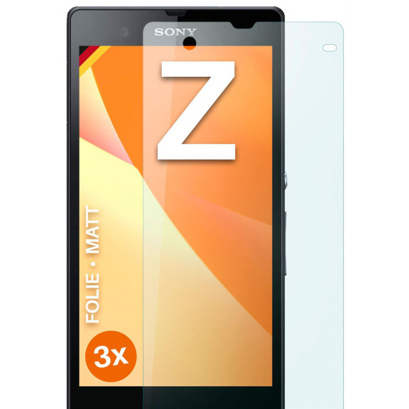 moex FlexProtect Sony Xperia Z Schutzfolie Matt – Weiteres Produktbild 1