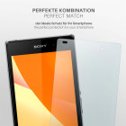 moex FlexProtect Sony Xperia Z1 Schutzfolie Matt – Weiteres Produktbild 3