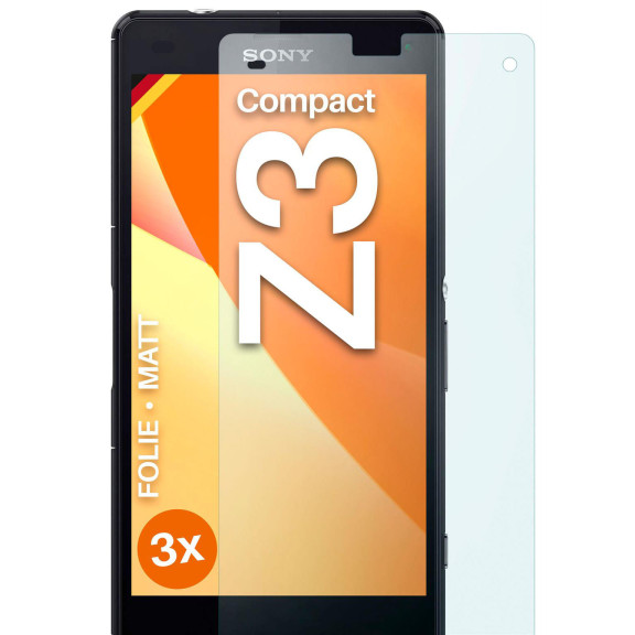 moex FlexProtect Sony Xperia Z3 Compact Schutzfolie Matt – Weiteres Produktbild 1