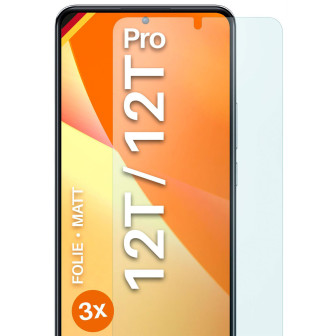 moex moex FlexProtect Xiaomi 12T Pro Schutzfolie Matt – 3er Set