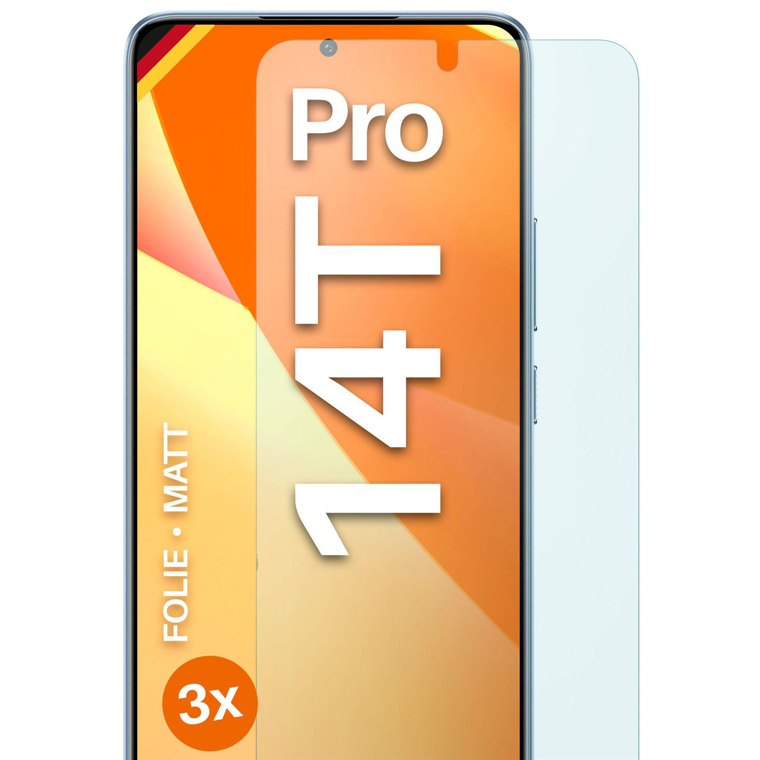 moex FlexProtect Xiaomi 14T Pro Schutzfolie Matt – Weiteres Produktbild 1 moex FlexProtect Xiaomi 14T Pro Schutzfolie Matt – Weiteres Produktbild 1