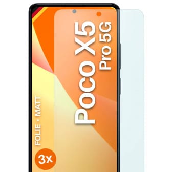 moex FlexProtect Poco X5 Pro 5G Schutzfolie Matt – 3er Set moex FlexProtect Poco X5 Pro 5G Schutzfolie Matt – 3er Set