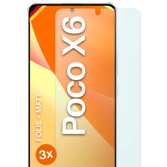 moex FlexProtect Poco X6 Schutzfolie Matt – 3er Set moex FlexProtect Poco X6 Schutzfolie Matt – 3er Set