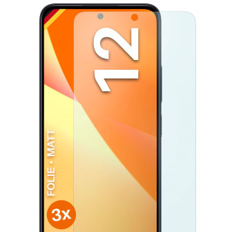 moex FlexProtect Redmi 12 Schutzfolie Matt – 3er Set