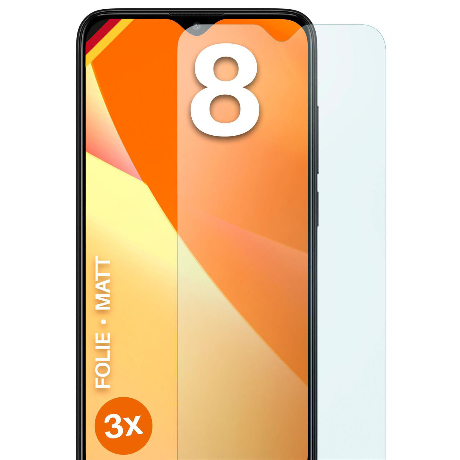 moex FlexProtect Redmi 8 Schutzfolie Matt – Weiteres Produktbild 1 moex FlexProtect Redmi 8 Schutzfolie Matt – Weiteres Produktbild 1