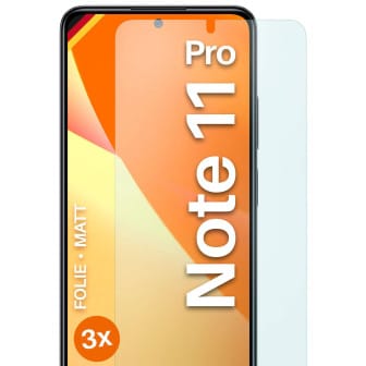moex FlexProtect Redmi Note 11 Pro Schutzfolie Matt – 3er Set moex FlexProtect Redmi Note 11 Pro Schutzfolie Matt – 3er Set