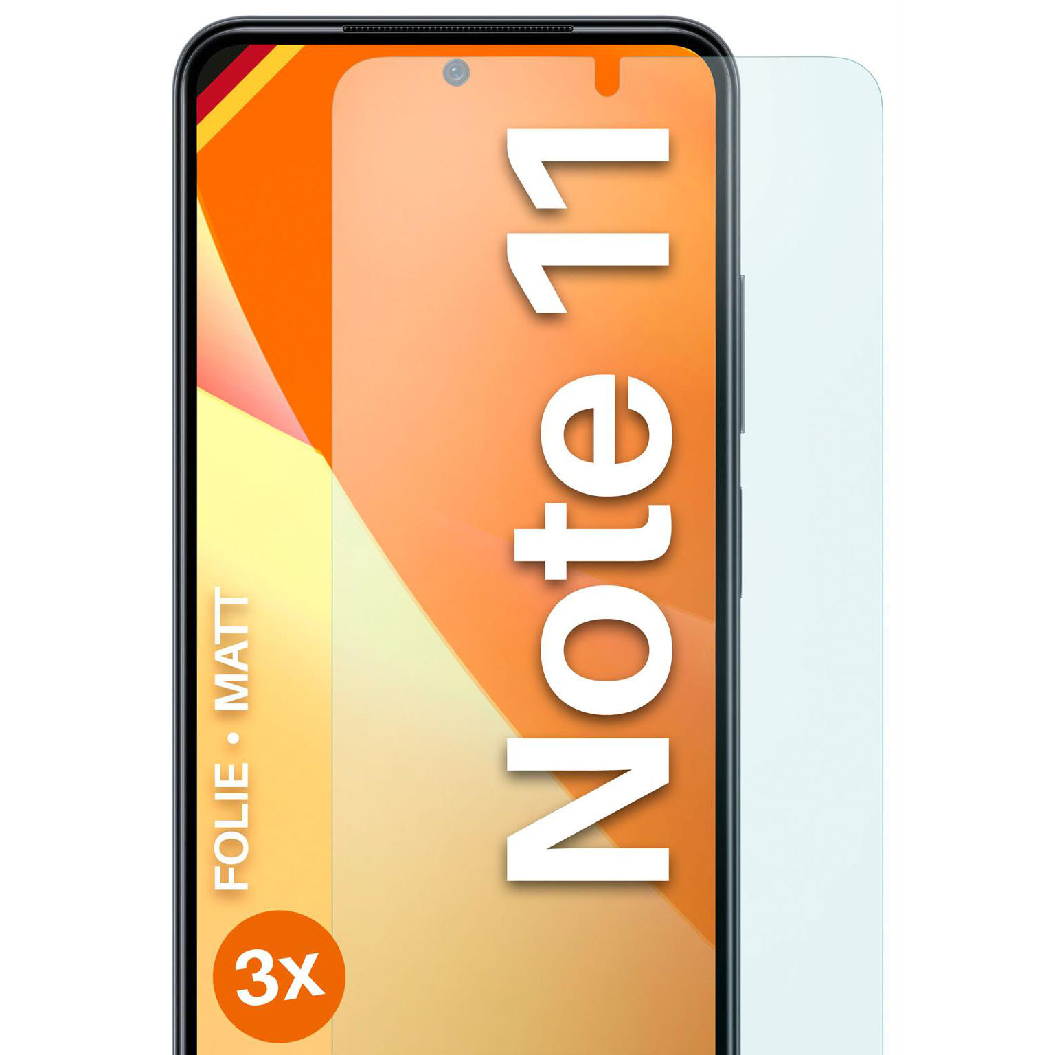 moex FlexProtect Redmi Note 11 Schutzfolie Matt – Weiteres Produktbild 1 moex FlexProtect Redmi Note 11 Schutzfolie Matt – Weiteres Produktbild 1