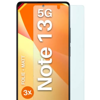 moex FlexProtect Redmi Note 13 5G Schutzfolie Matt – 3er Set moex FlexProtect Redmi Note 13 5G Schutzfolie Matt – 3er Set