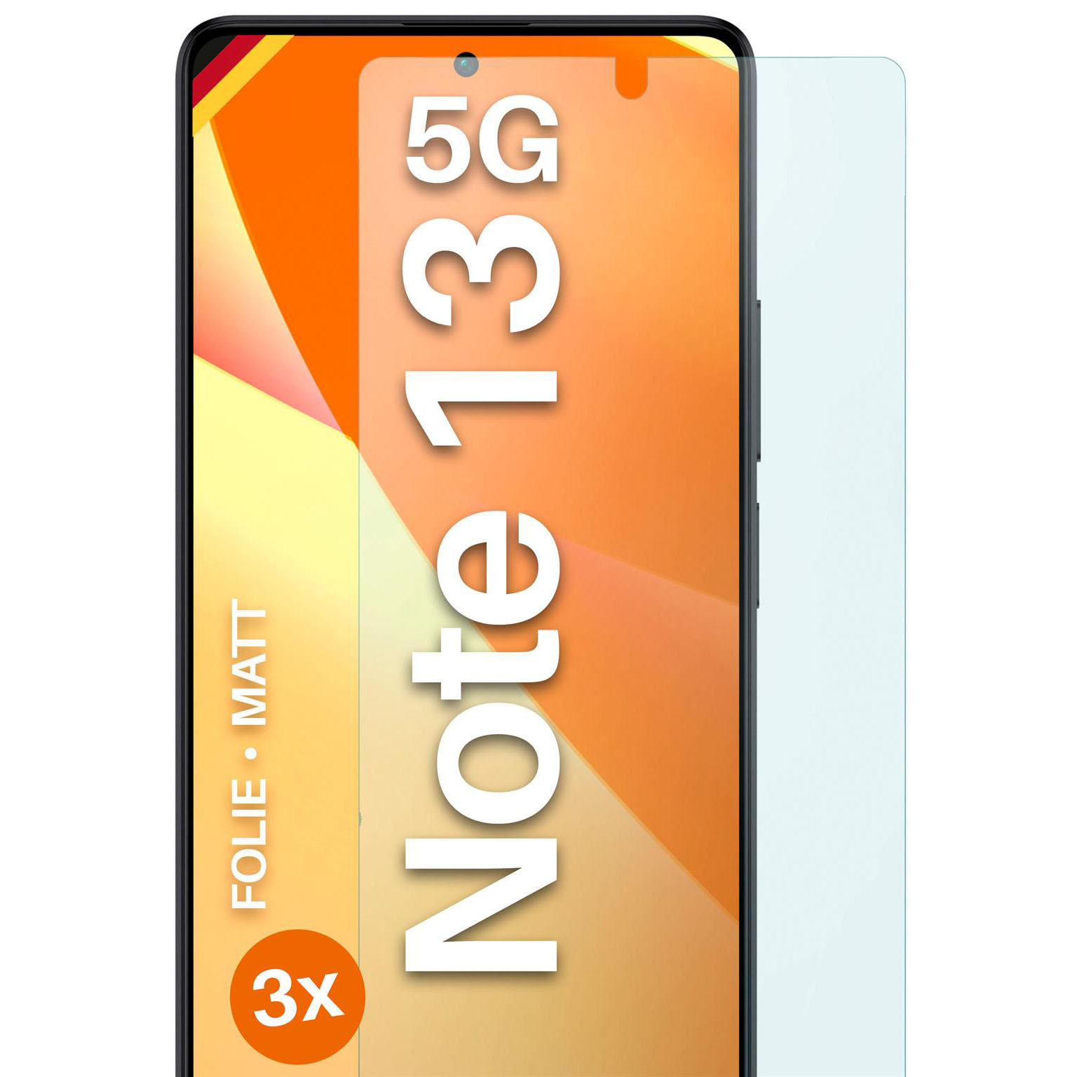 moex FlexProtect Redmi Note 13 5G Schutzfolie Matt – Weiteres Produktbild 1 moex FlexProtect Redmi Note 13 5G Schutzfolie Matt – Weiteres Produktbild 1
