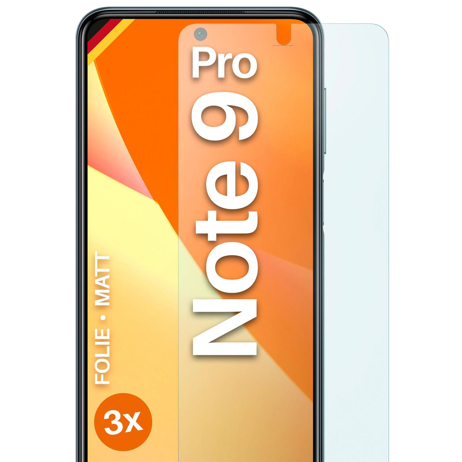 moex FlexProtect Redmi Note 9 Pro Schutzfolie Matt – undefined