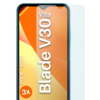 moex FlexProtect ZTE Blade V30 Vita Schutzfolie Matt – 3er Set
