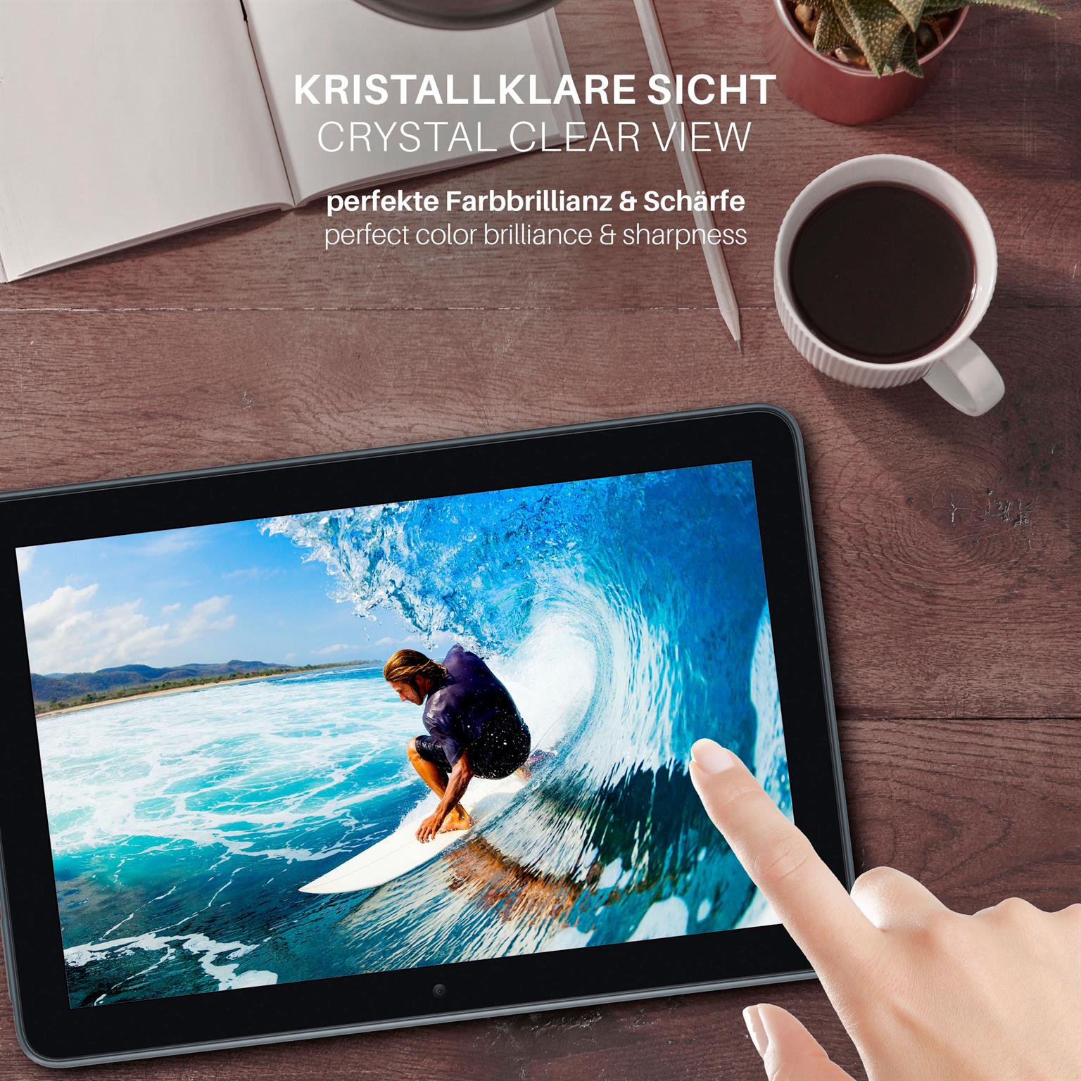 moex FlexProtect Amazon Fire HD 8 (2020) Schutzfolie Klar – Weiteres Produktbild 4