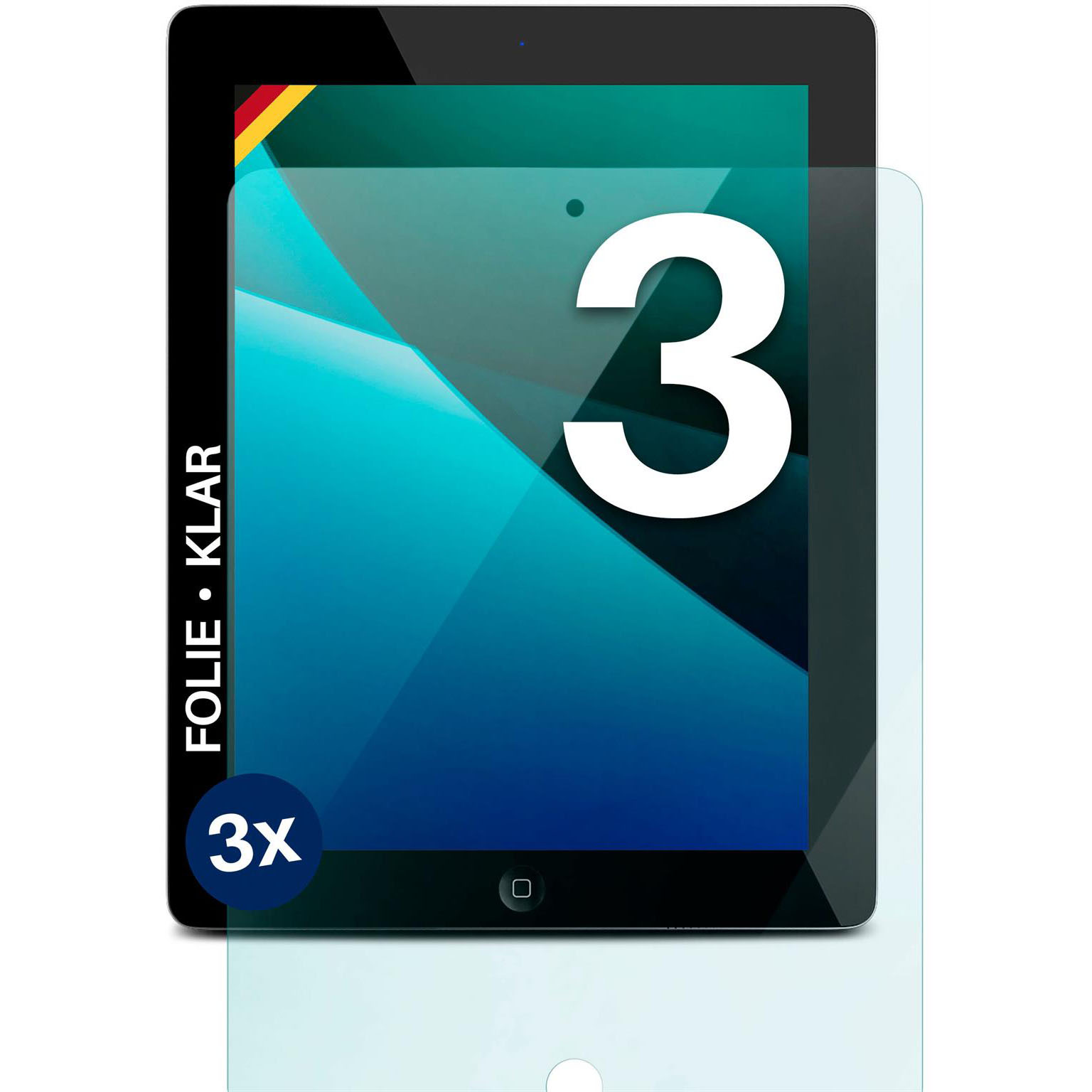 moex FlexProtect iPad 3 (2012) Schutzfolie Klar – undefined