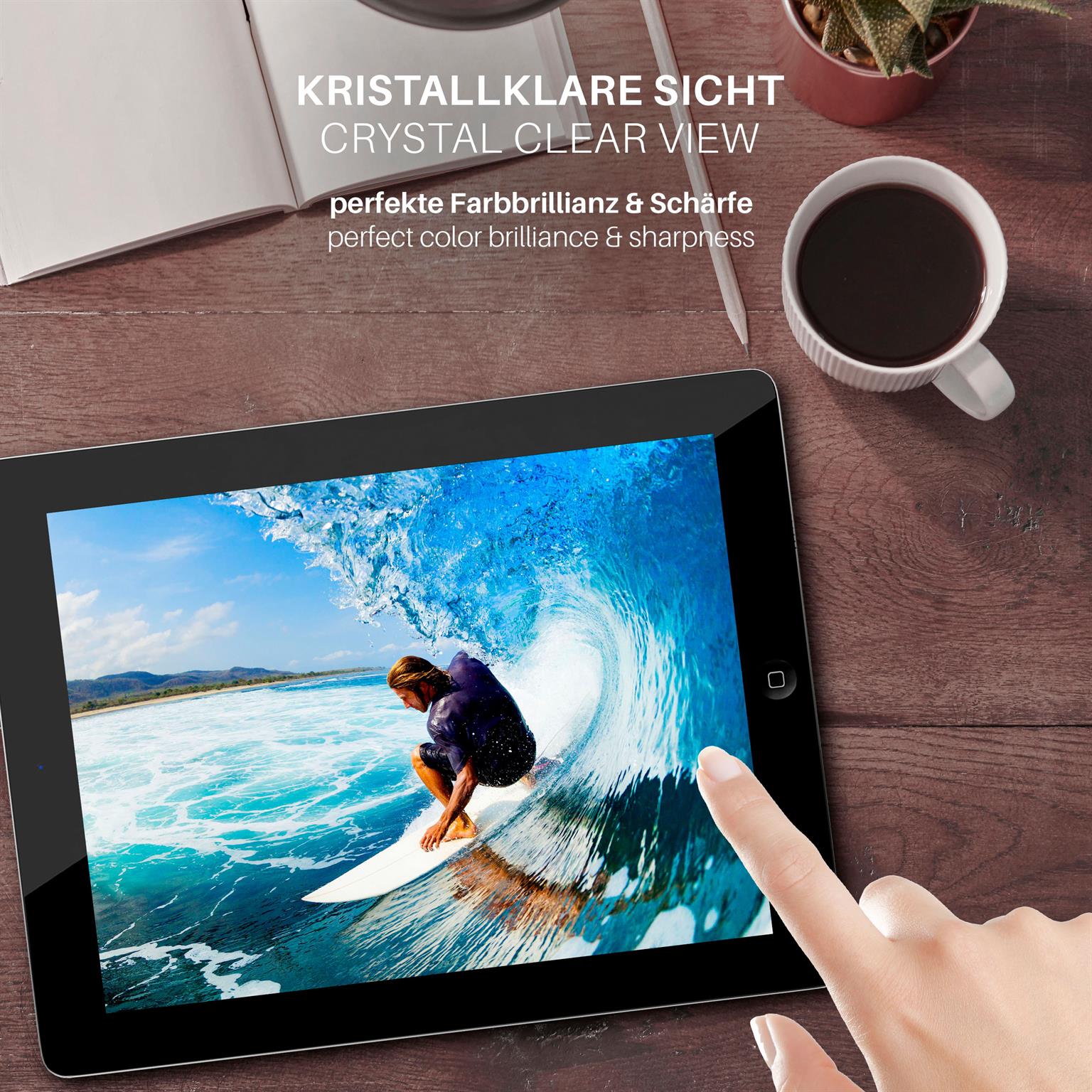 moex FlexProtect iPad 3 (2012) Schutzfolie Klar – Weiteres Produktbild 4
