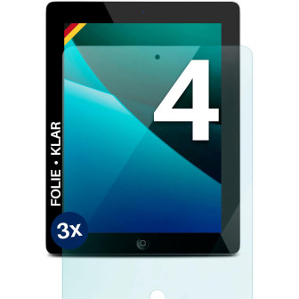 moex FlexProtect iPad 4 (2012) Schutzfolie Klar – 3er Set