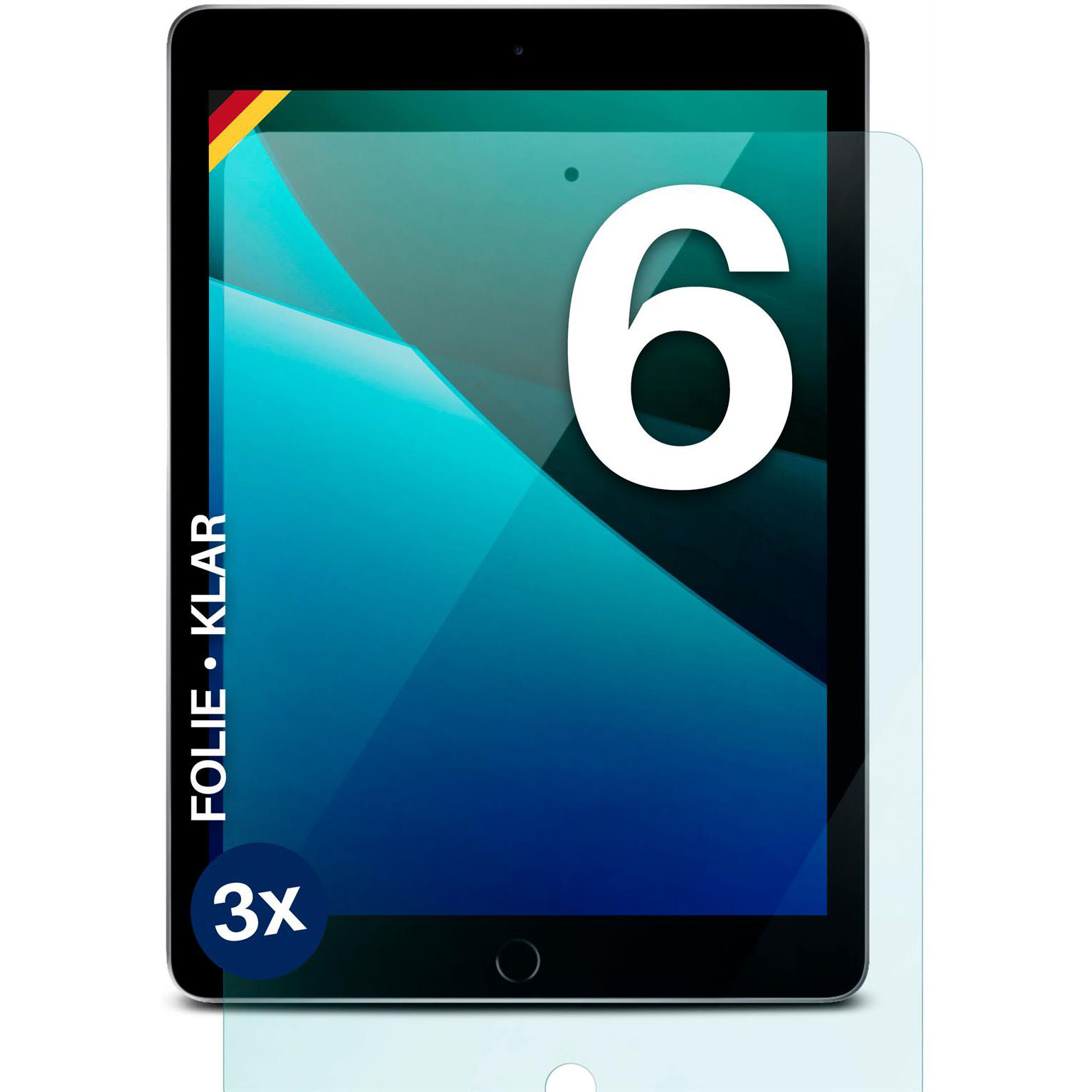 moex FlexProtect iPad 6 (2018) Schutzfolie Klar – Weiteres Produktbild 1 moex FlexProtect iPad 6 (2018) Schutzfolie Klar – Weiteres Produktbild 1
