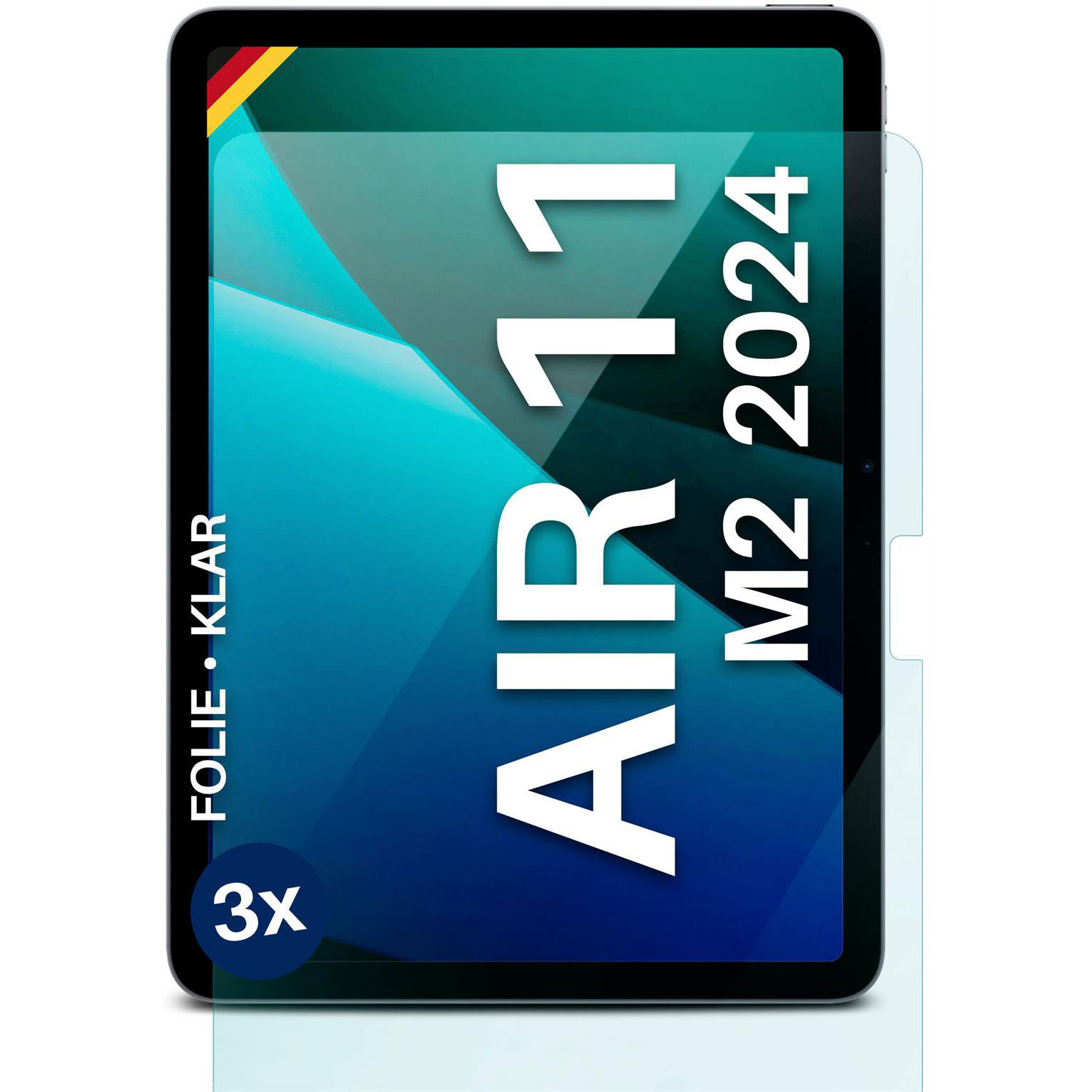 moex FlexProtect iPad Air 11 (2024) Schutzfolie Klar – Weiteres Produktbild 1 moex FlexProtect iPad Air 11 (2024) Schutzfolie Klar – Weiteres Produktbild 1
