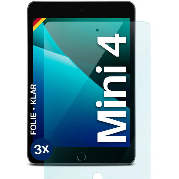 moex FlexProtect iPad mini 4 (2015) Schutzfolie Klar – Weiteres Produktbild 1
