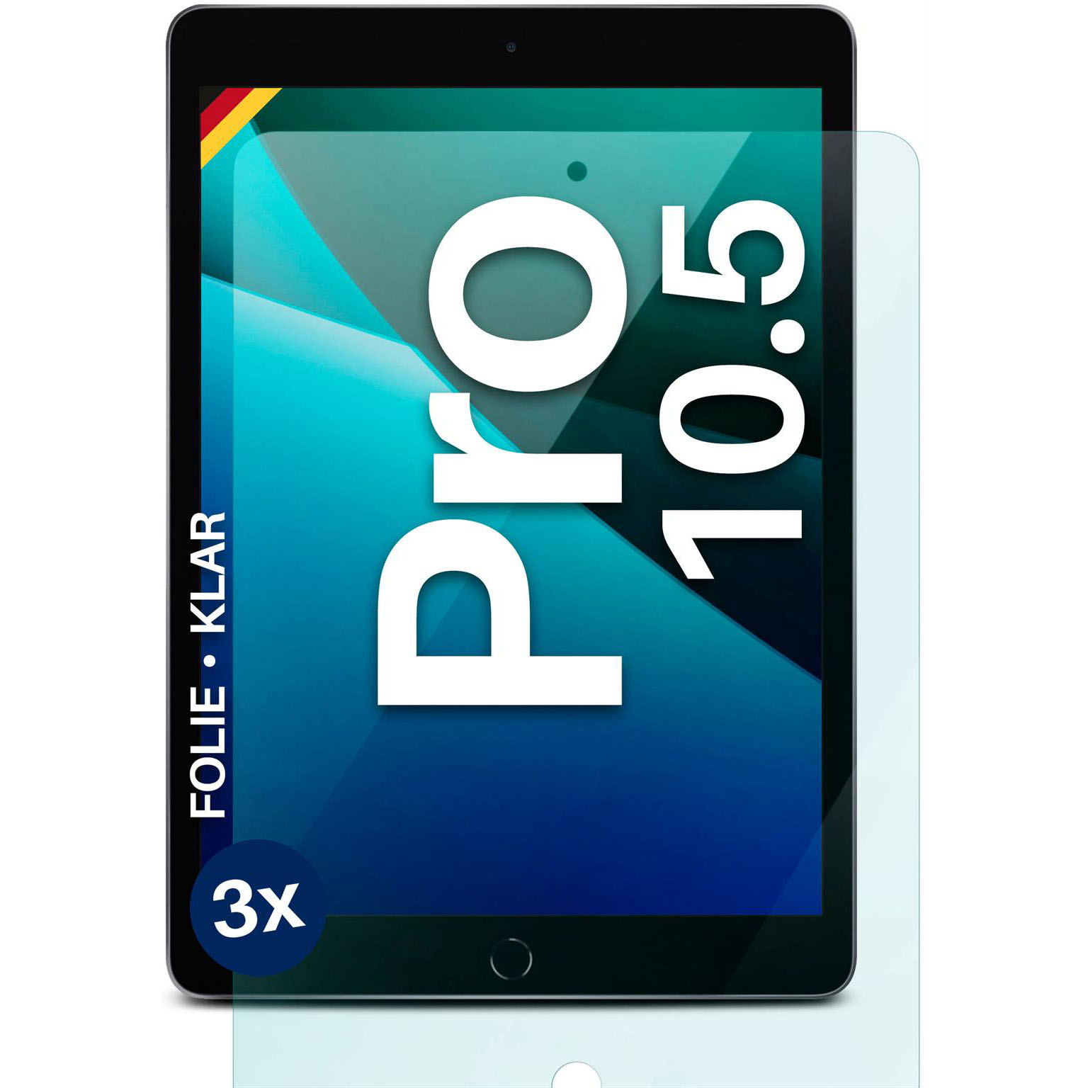 moex FlexProtect iPad Pro 10.5 (2017) Schutzfolie Klar – Weiteres Produktbild 1 moex FlexProtect iPad Pro 10.5 (2017) Schutzfolie Klar – Weiteres Produktbild 1