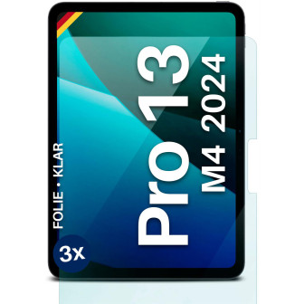 moex FlexProtect iPad Pro 13 (2024) Schutzfolie Klar – 3er Set moex FlexProtect iPad Pro 13 (2024) Schutzfolie Klar – 3er Set