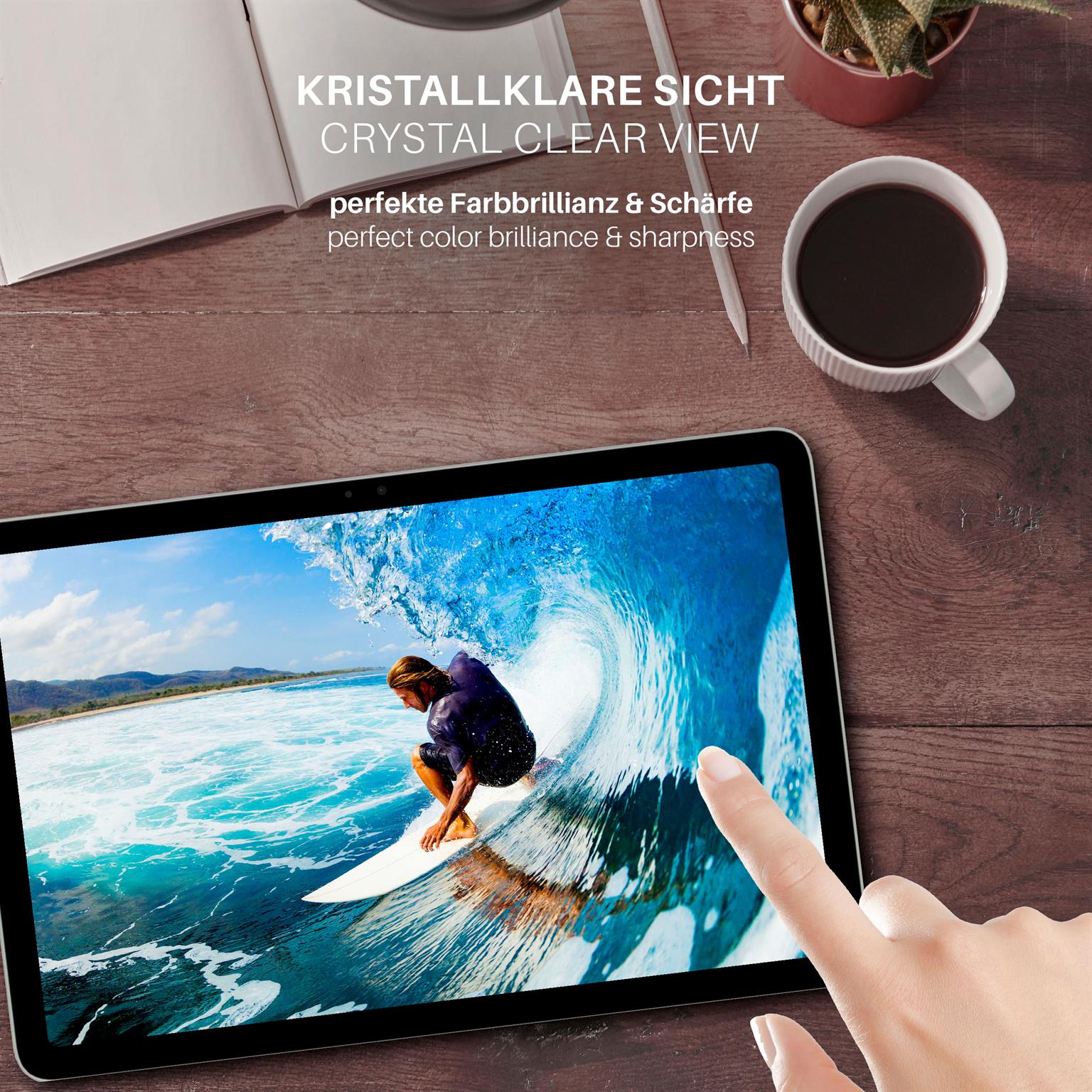 moex FlexProtect Google Pixel Tablet Schutzfolie Klar – Weiteres Produktbild 4