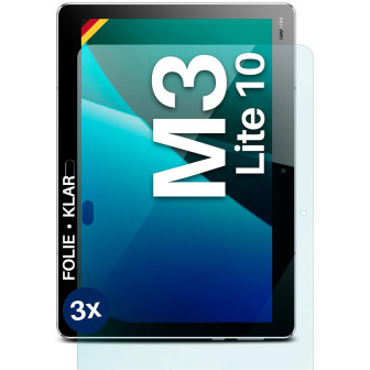 moex FlexProtect Huawei MediaPad M3 Lite 10 Schutzfolie Klar – 3er Set