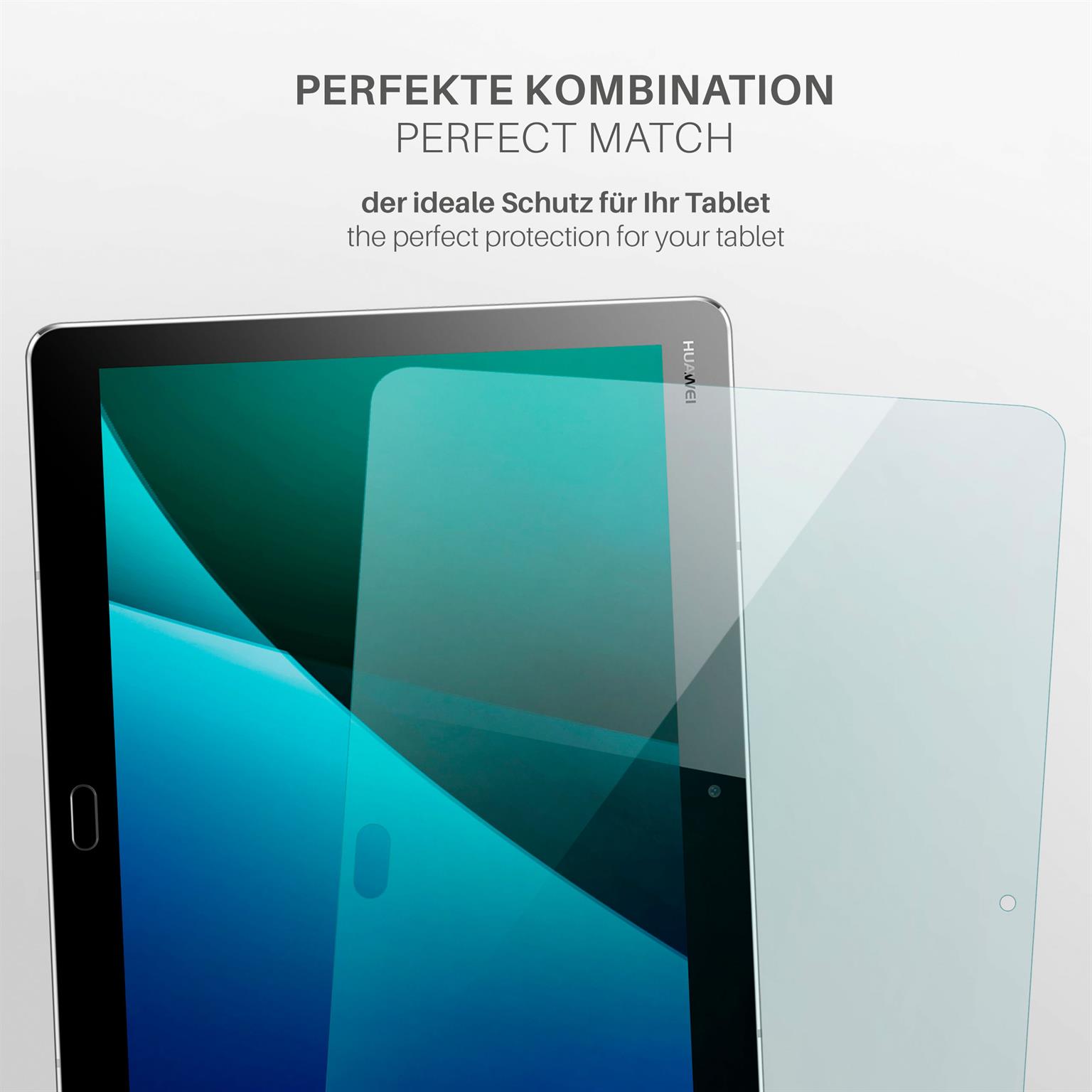 moex FlexProtect Huawei MediaPad M3 Lite 10 Schutzfolie Klar – Weiteres Produktbild 2