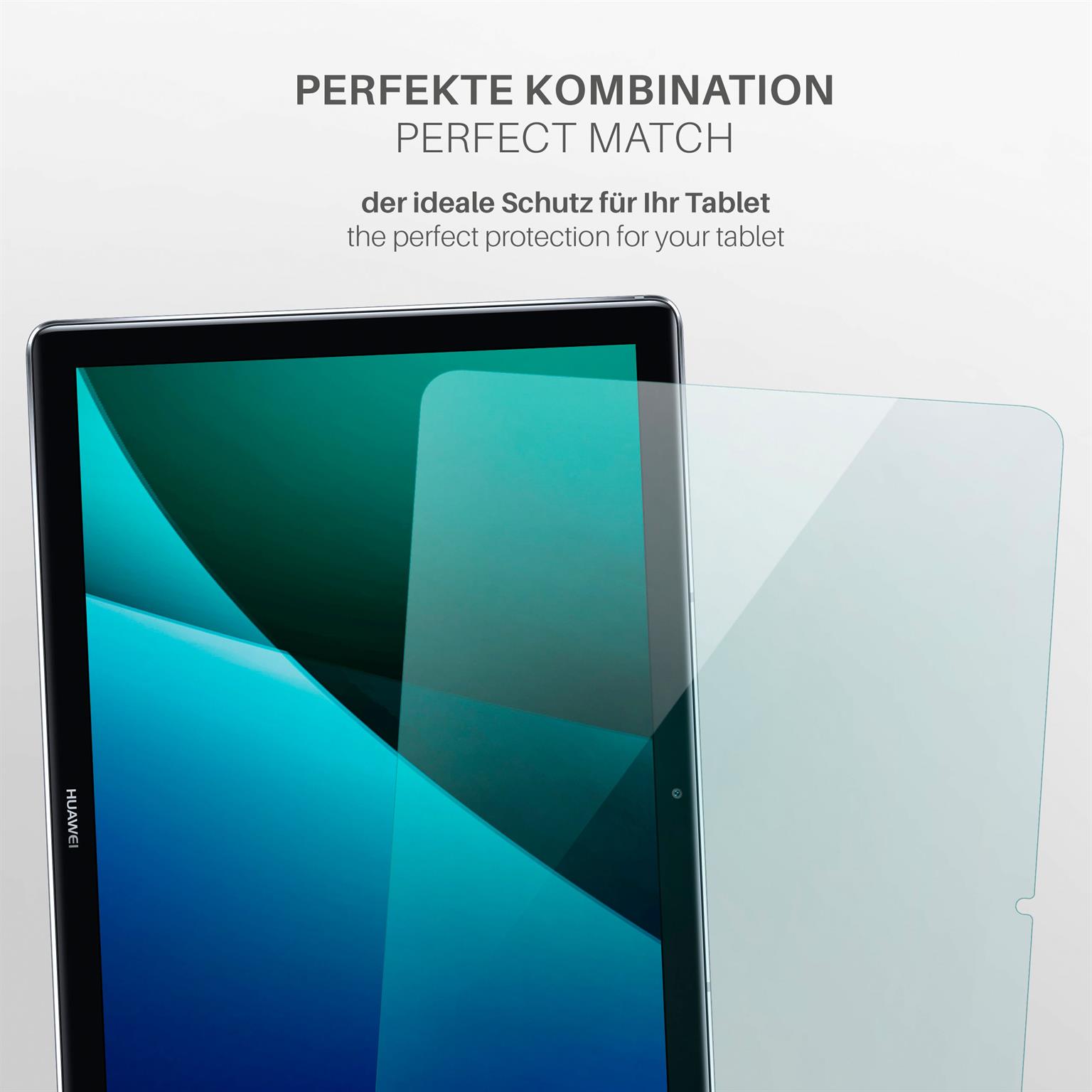 moex FlexProtect Huawei MediaPad M5 (10.8) Schutzfolie Klar – Weiteres Produktbild 2