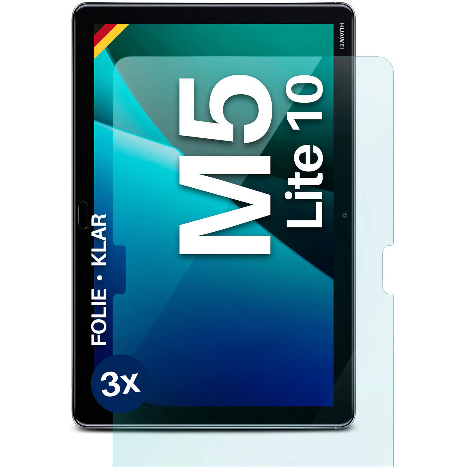 moex FlexProtect Huawei MediaPad M5 Lite (10) Schutzfolie Klar – Weiteres Produktbild 1 moex FlexProtect Huawei MediaPad M5 Lite (10) Schutzfolie Klar – Weiteres Produktbild 1