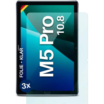 moex FlexProtect Huawei MediaPad M5 Pro (10.8) Schutzfolie Klar – 3er Set