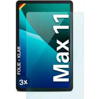 moex FlexProtect Amazon Fire Max 11 Schutzfolie Klar – 3er Set