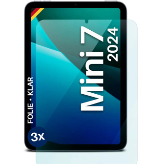 moex moex FlexProtect iPad mini 7 (2024) Schutzfolie Klar – 3er Set