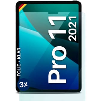 moex FlexProtect iPad Pro 11 (2021) Schutzfolie Klar – 3er Set moex FlexProtect iPad Pro 11 (2021) Schutzfolie Klar – 3er Set