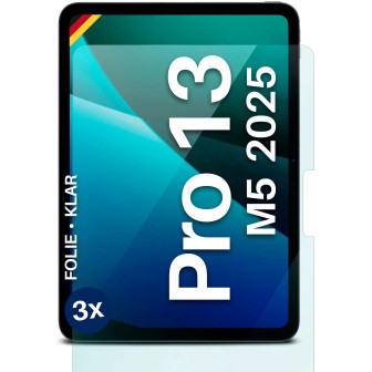 moex FlexProtect iPad Pro 13 (2025) Schutzfolie Klar – 3er Set