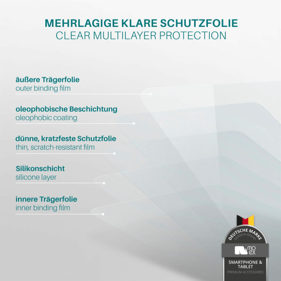 moex FlexProtect Huawei MatePad 10.4 (2020) Schutzfolie Klar – Weiteres Produktbild 2