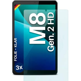 moex FlexProtect Lenovo Tab M8 (2. Gen.) HD Schutzfolie Klar – 3er Set moex FlexProtect Lenovo Tab M8 (2. Gen.) HD Schutzfolie Klar – 3er Set