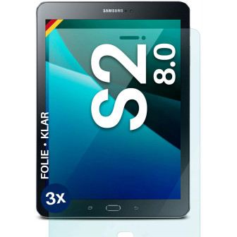 moex moex FlexProtect Samsung Galaxy Tab S2 8.0 Schutzfolie Klar – 3er Set