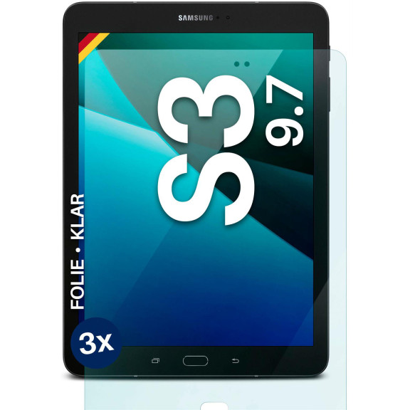 moex FlexProtect Samsung Galaxy Tab S3 Schutzfolie Klar – Weiteres Produktbild 1