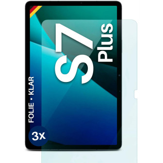 moex FlexProtect Samsung Galaxy Tab S7 Plus Schutzfolie Klar – 3er Set