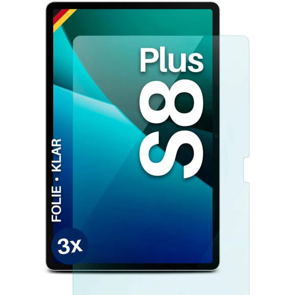 moex FlexProtect Samsung Galaxy Tab S8 Plus Schutzfolie Klar – Weiteres Produktbild 1 moex FlexProtect Samsung Galaxy Tab S8 Plus Schutzfolie Klar – Weiteres Produktbild 1