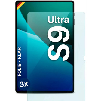 moex FlexProtect Samsung Galaxy Tab S9 Ultra Schutzfolie Klar – 3er Set