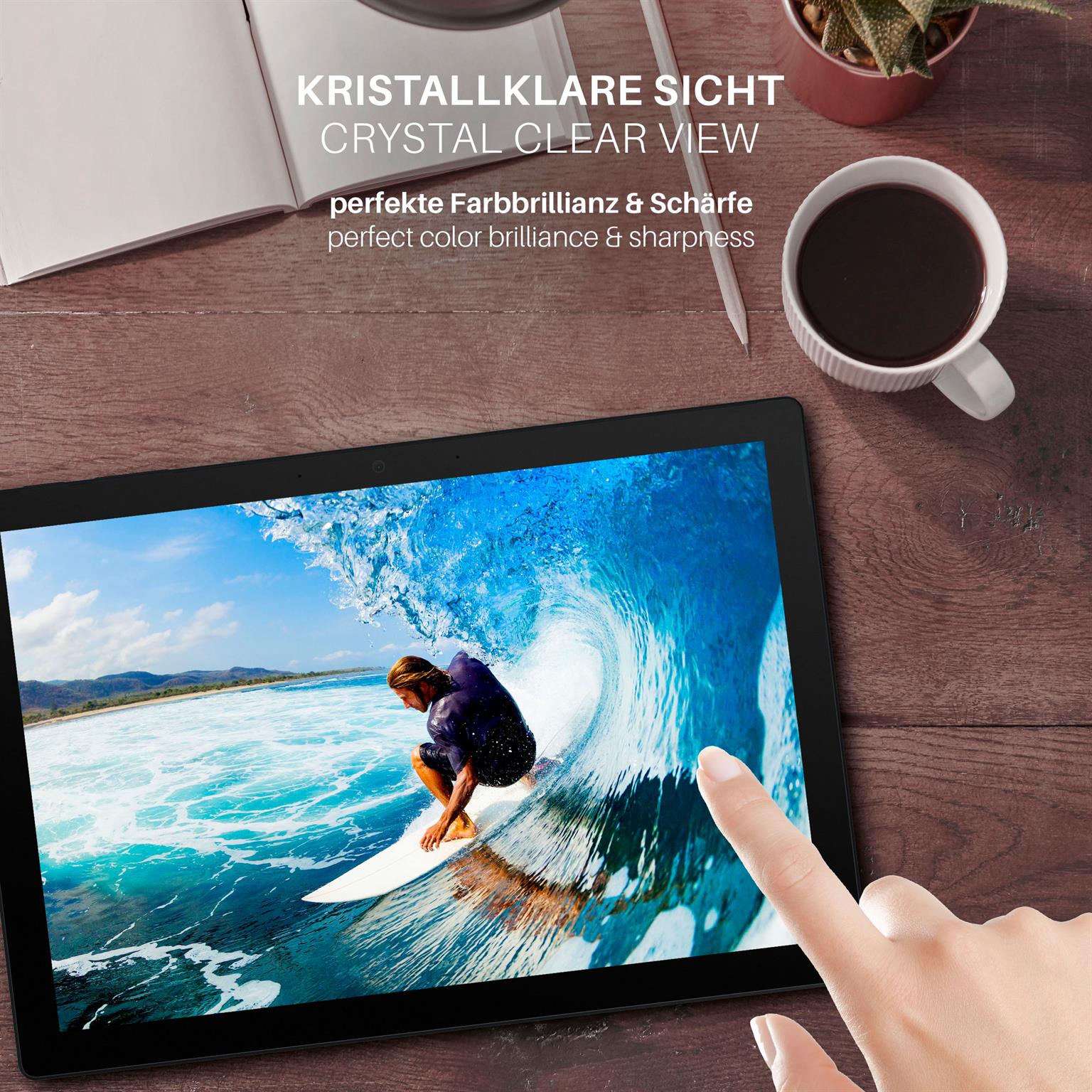 moex FlexProtect Surface Pro 5 Schutzfolie Klar – Weiteres Produktbild 4