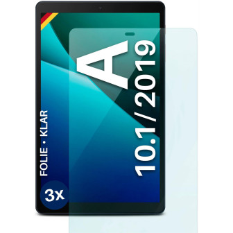 moex FlexProtect Samsung Tab A 10.1 (2019) Schutzfolie Klar – 3er Set