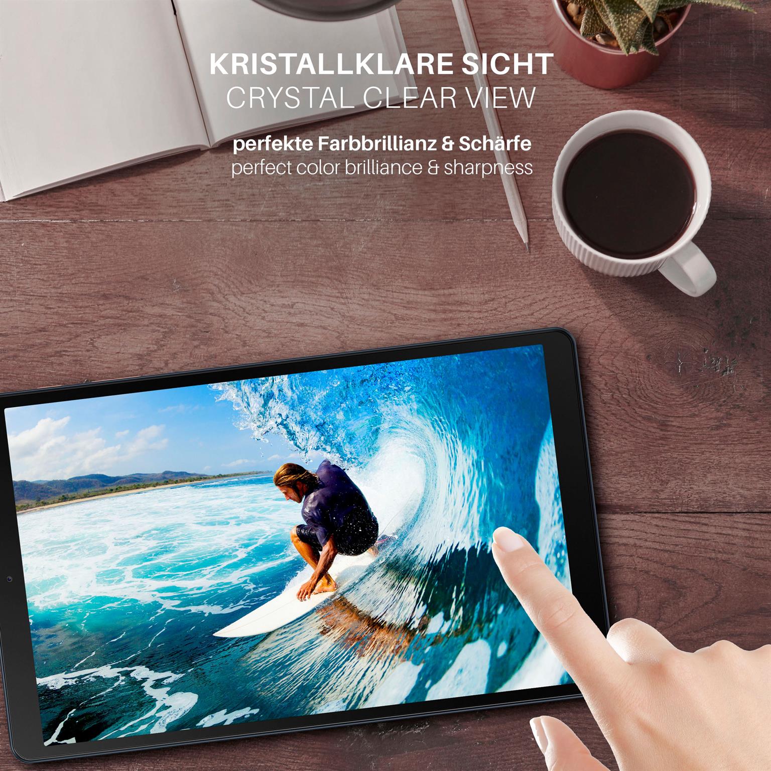 moex FlexProtect Samsung Tab A 10.1 (2019) Schutzfolie Klar – Weiteres Produktbild 4