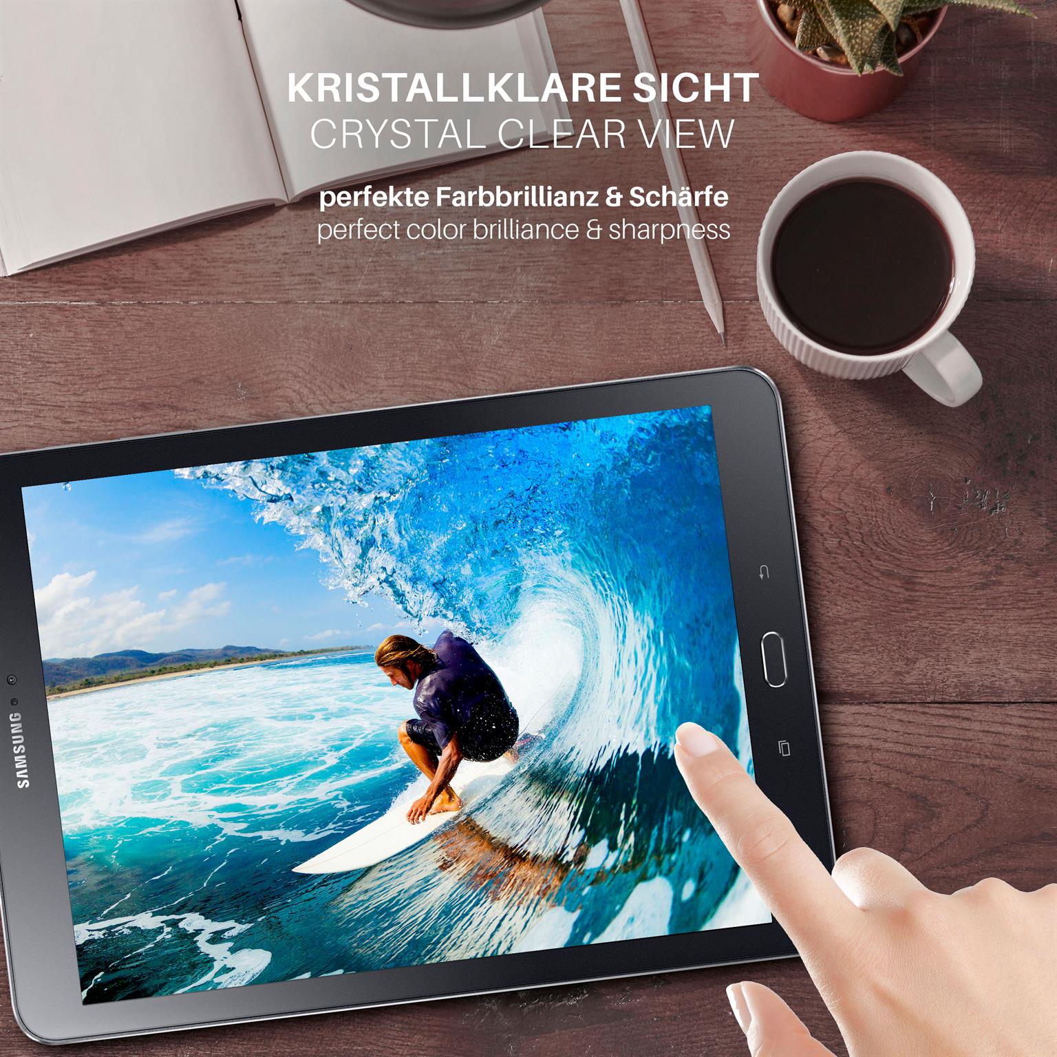 moex FlexProtect Samsung Galaxy Tab S2 9.7 Schutzfolie Klar – Weiteres Produktbild 4