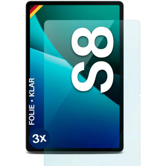 moex FlexProtect Samsung Galaxy Tab S8 Schutzfolie Klar – 3er Set