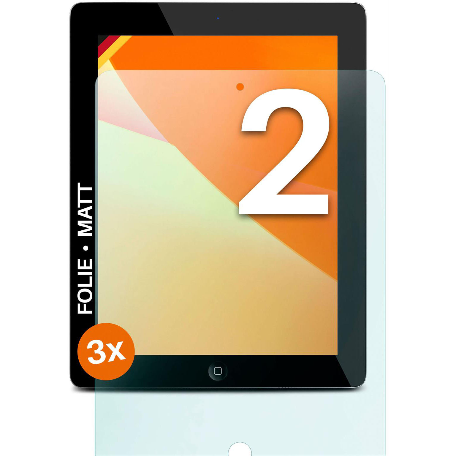 moex FlexProtect iPad 2 (2011) Schutzfolie Matt – undefined