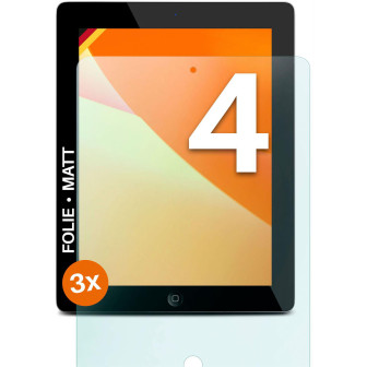 moex FlexProtect iPad 4 (2012) Schutzfolie Matt – 3er Set